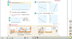 動画マークをクリックすると図形の描き方などの動画やアニメーションが視聴できる