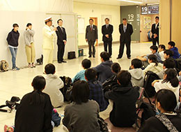 東北方面への出発式（上野駅）