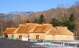 伝統的コタンも展示される（写真提供:国土交通省北海道開発局）