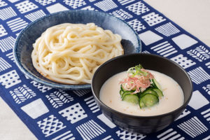 「つるりと食べやすい冷や汁うどん」