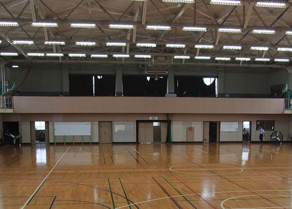 体育館の大空間の換気にも大型ファンで十分のパワー 大型循環送風機 ナカトミ Kks Web 教育家庭新聞ニュース 教育家庭新聞社