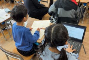 デジタルドリルや紙のドリルを選択して進める門司海青小学校のマイプランタイム