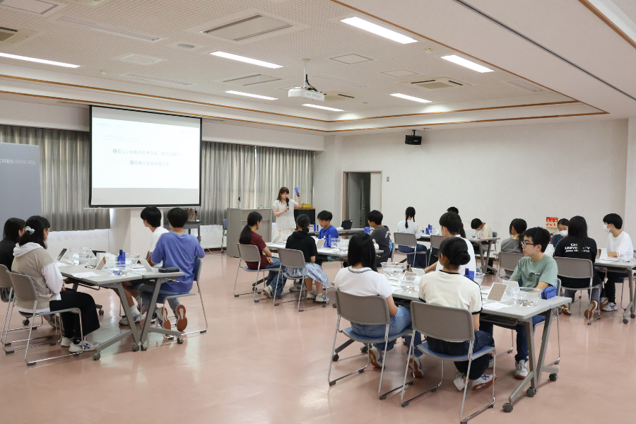 オルビスが中高生にセルフケア教育、千葉と岩手で「ミライ肌アトリエ」を開催 学校現場での実践広がる