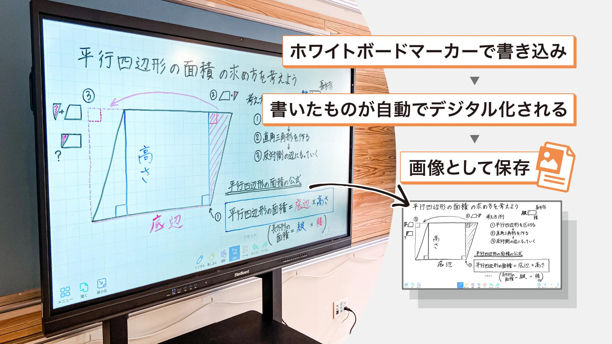 サカワ、ホワイトボードマーカーで書ける電子黒板「かけるくん」新モデルの解説セミナーを10/8に開催